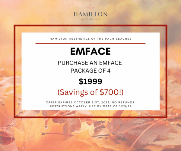 EMFACE - Buy an Emface Package of 4 for only 99