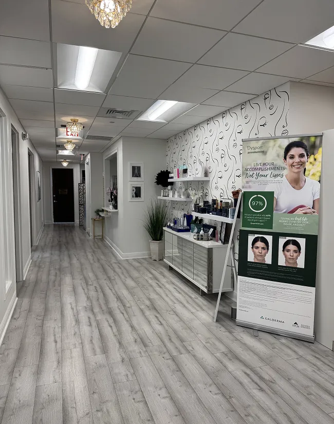 Modern aesthetic treatment room at Hamilton Palm Beach